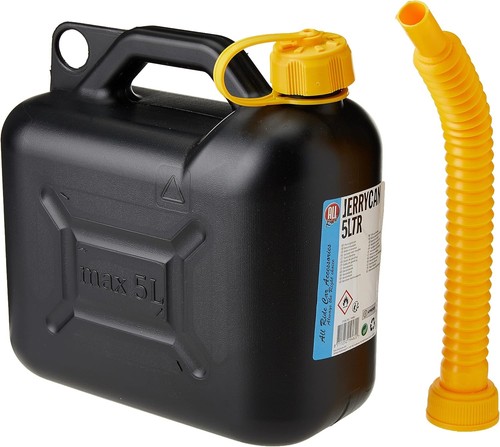Jerry can plastic black petrol - can,