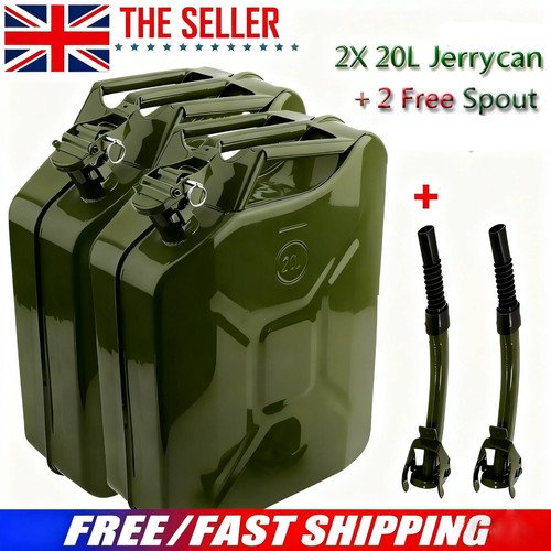 2x20l jerry can with metal - 2x20l, uk
