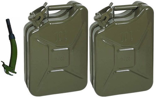 10l litre metal jerry can - litre,