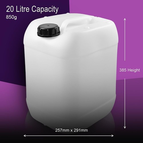20l plastic jerry can - plastic,
