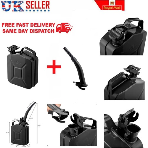 Jerry can black metal - 5l,